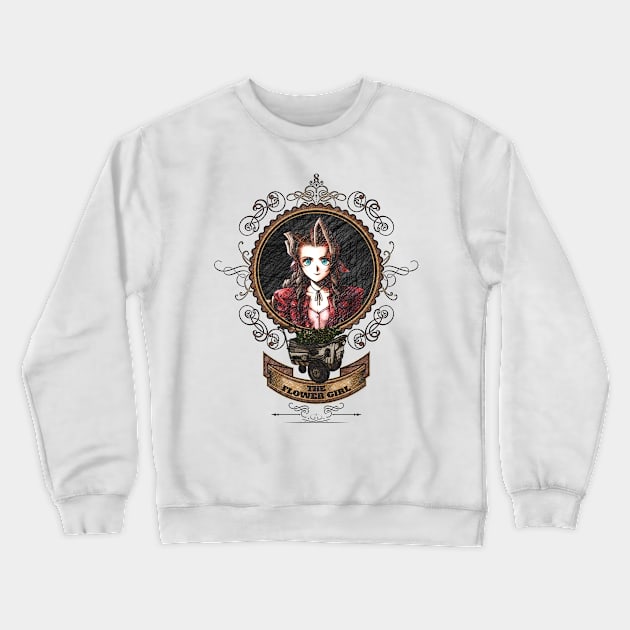 The Flower Girl Crewneck Sweatshirt by skilfulstarship